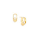 18k Yellow Gold 6mm Akoya Pearl Earrings – Ellipse Earrings
