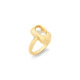 18k Yellow Gold Akoya Pearl Cocoon Small Ring