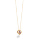18k Gold Geometric Faceted Amethyst Necklace – Solar Small Pendant