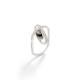Suspended 9mm Tahitian Pearl Ring – Polaris Oval Ring White Gold