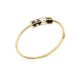 18k Gold Spinning Onyx Bracelet – Small Spinning Oval Bracelet