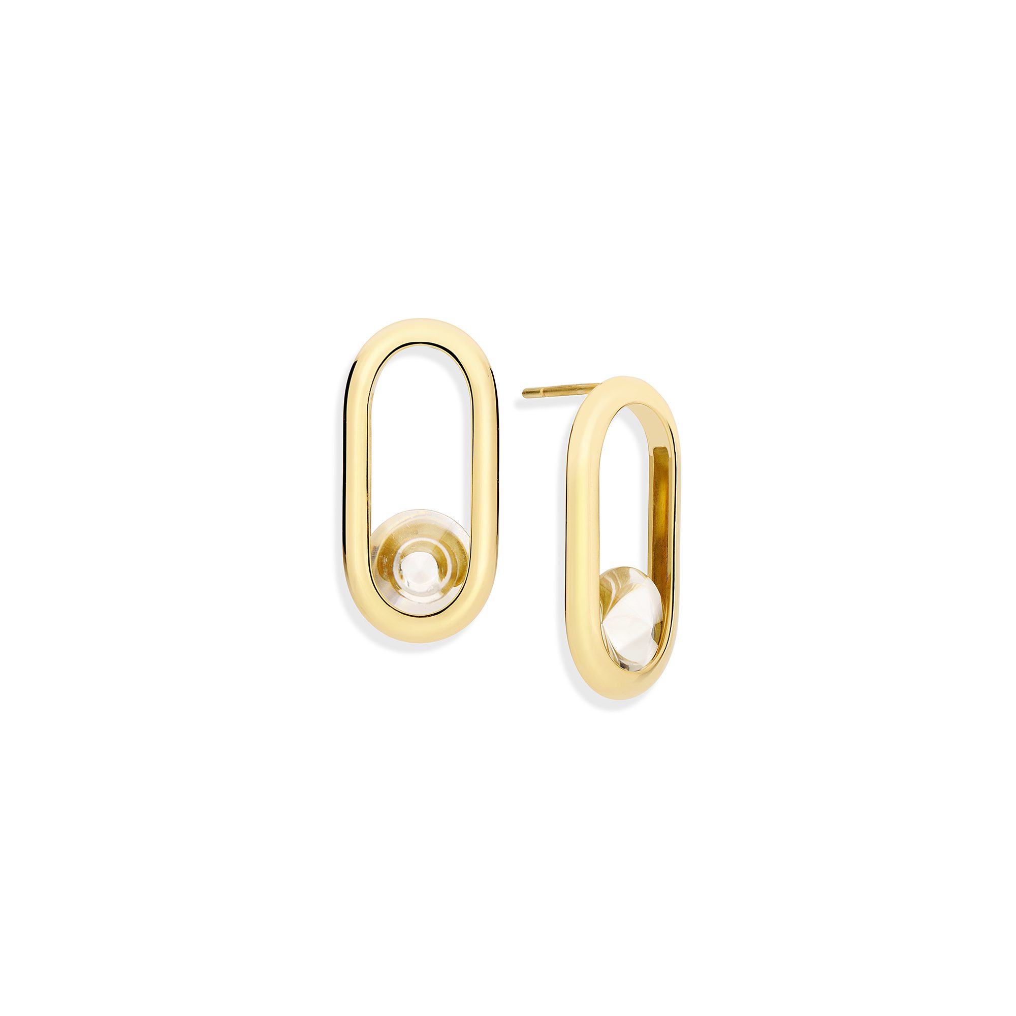 Spinning Top Line Earrings