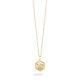 18k Gold Small Round Diamond Perpetual Motion Necklace – Solo Pendant 8mm