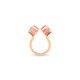 Rose Gold Guava Quartz Stacking Ring – Duo Solo 6mm Stacking Ring
