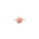 Gold Pink Tourmaline Stacking Ring – Solo Rotated 6mm Stacking Ring