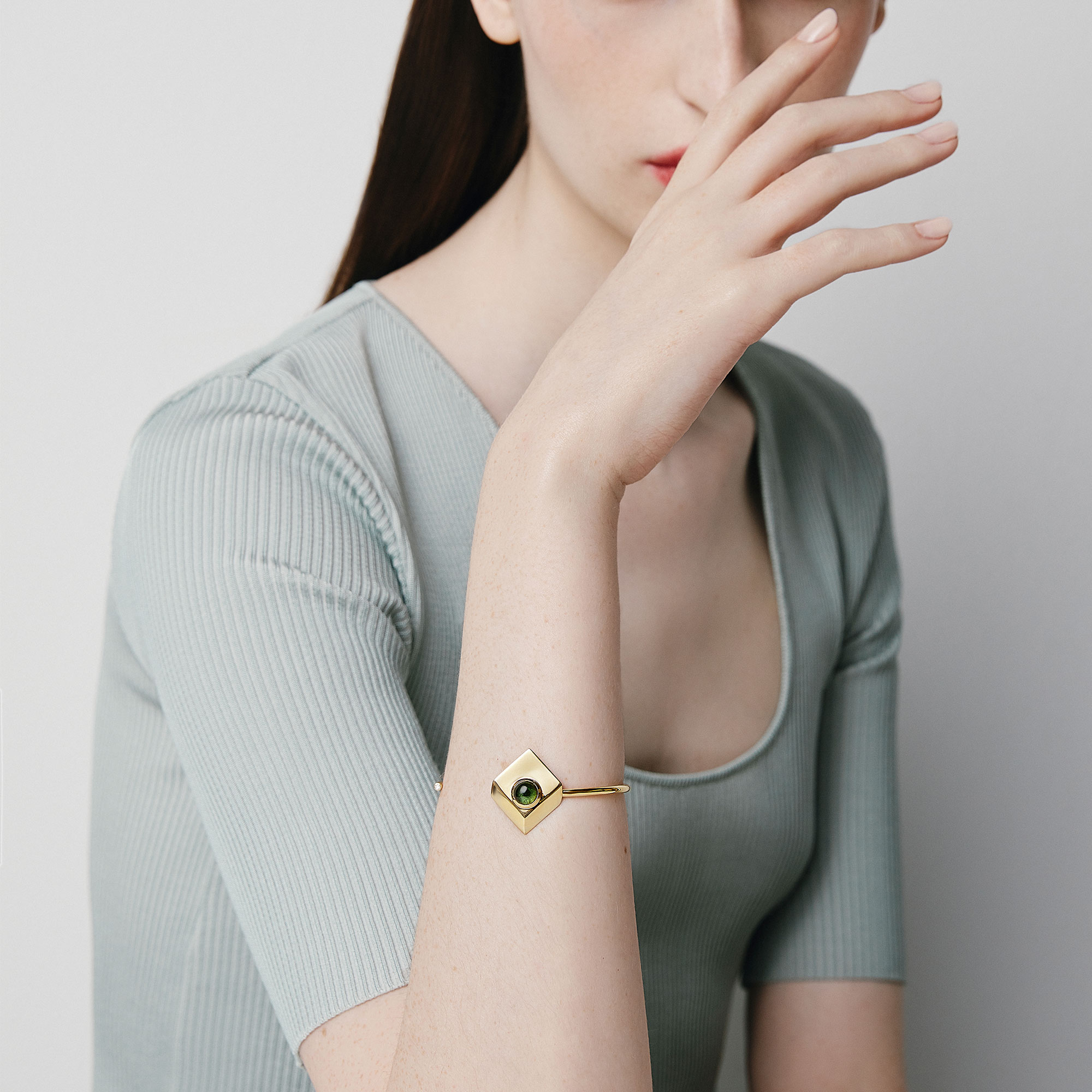 Deco Square Cuff