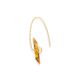 18k Yellow Gold, Square Citrine Earrings – Reverse Fit Square Earrings