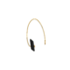 18k Yellow Gold, Triangle Onyx Earrings – Reverse Fit Triangle Earrings