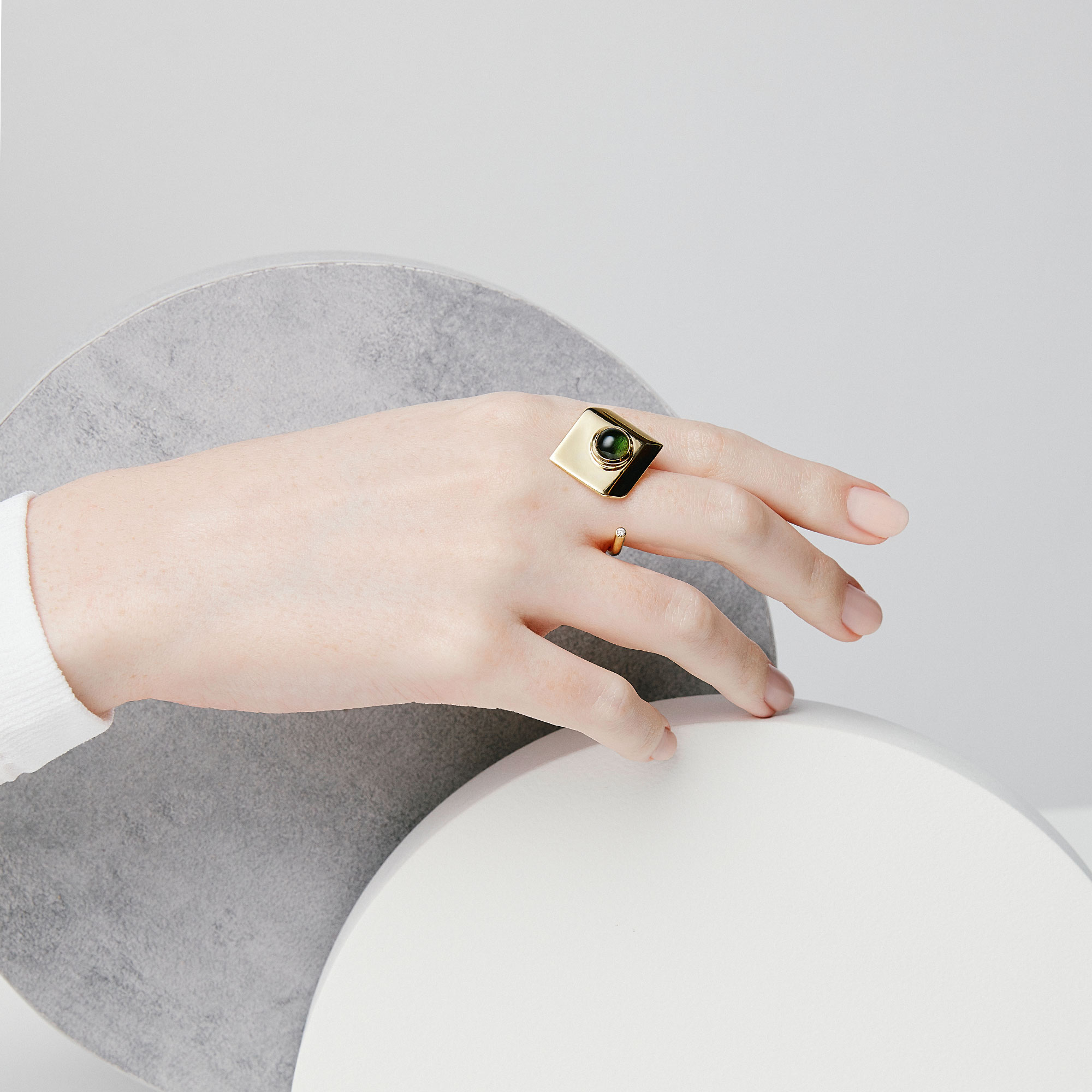 Deco Square Ring