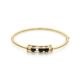 18k Gold Spinning Onyx Bracelet – Small Spinning Oval Bracelet