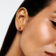 18k Gold Faceted Pink Tourmaline & Guava Quartz Long Earrings – Solo Flexible Long Earrings