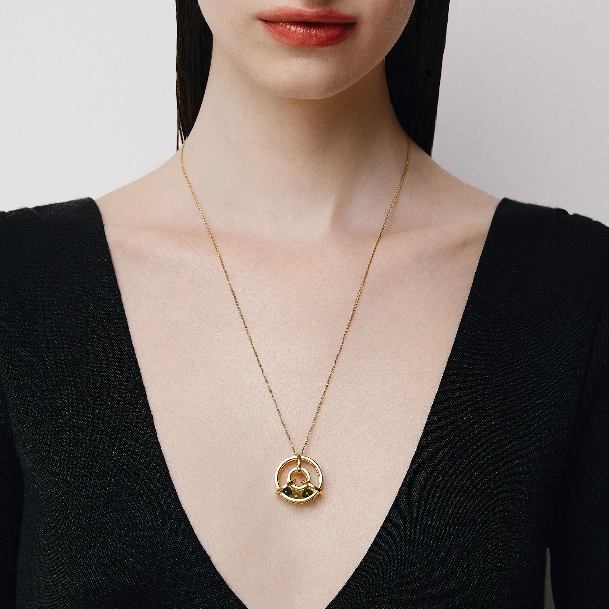 Small Spinning Wheel Pendant