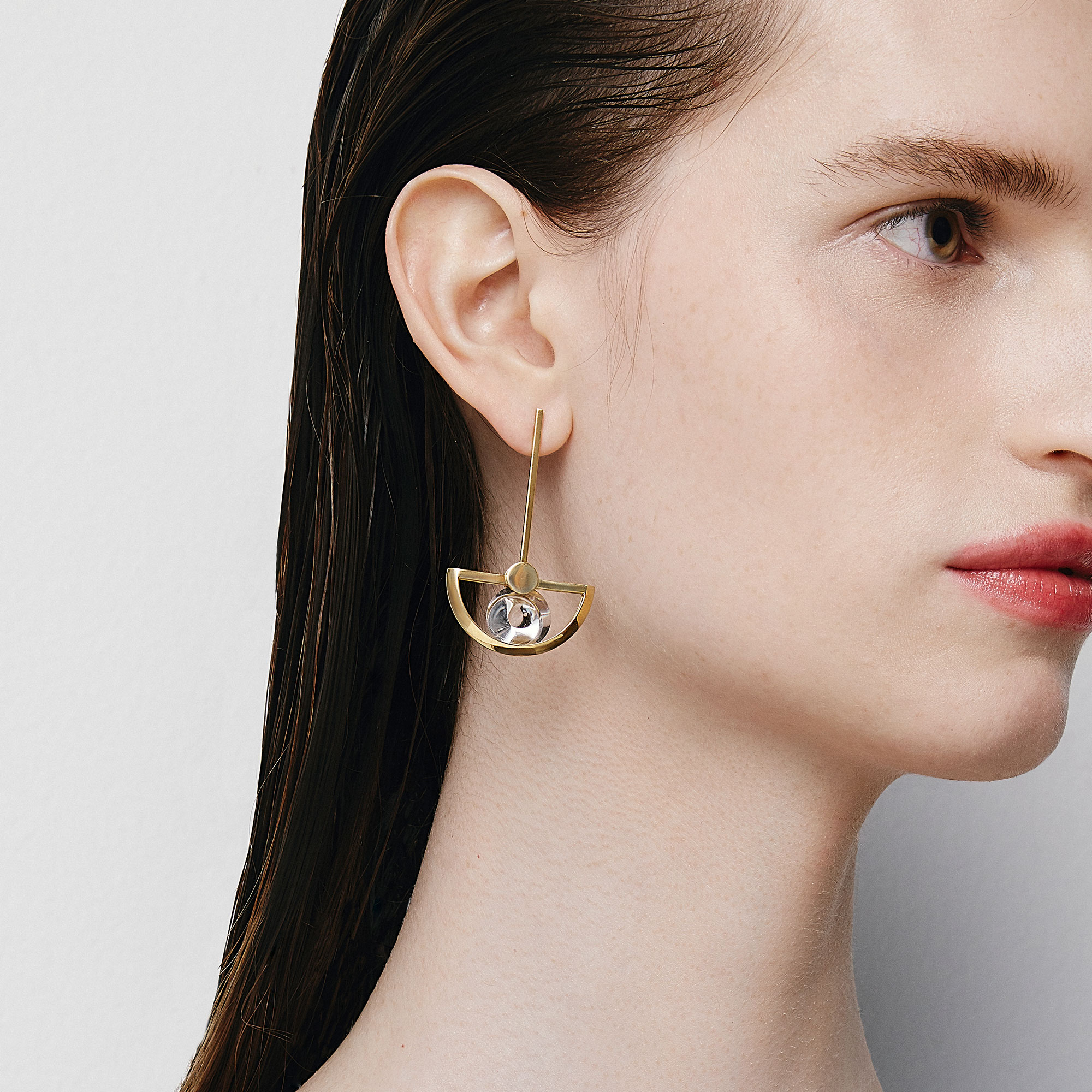 Spinning Top Round Earrings