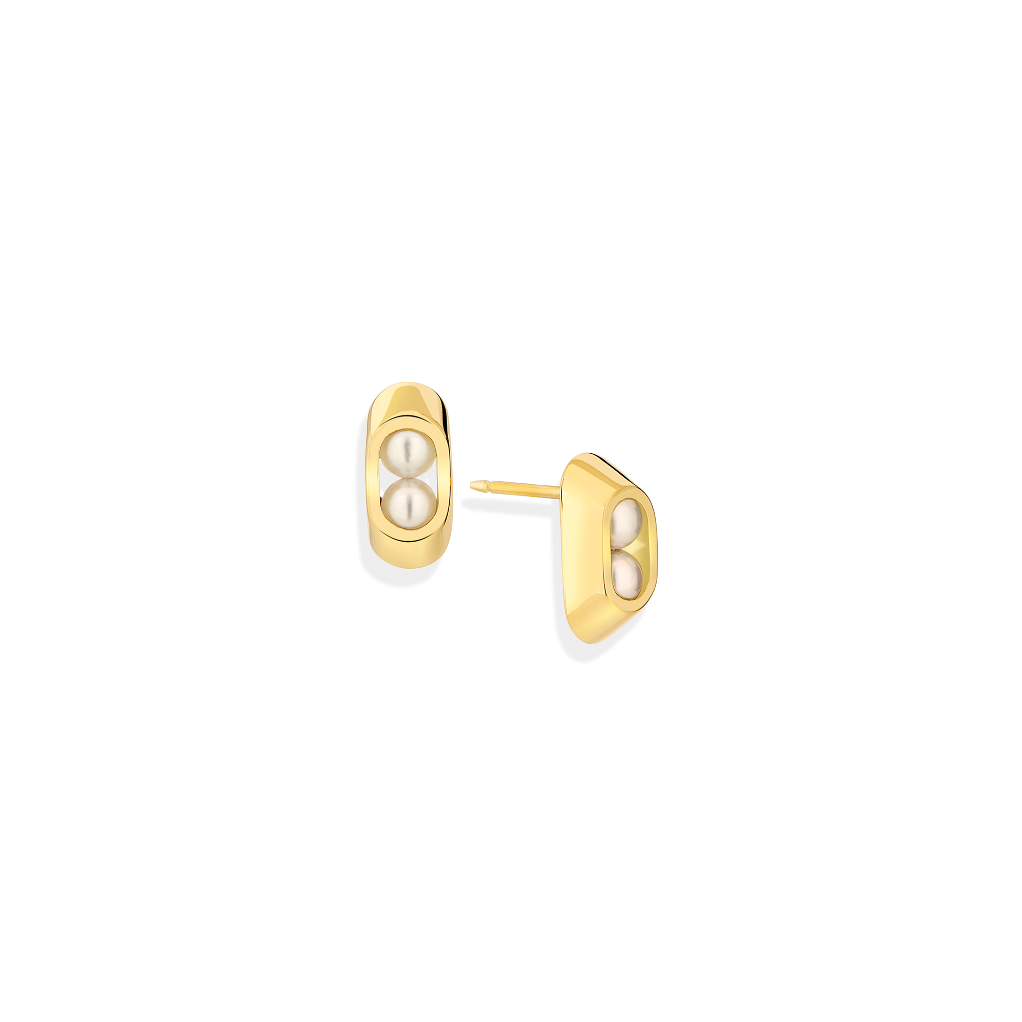 Cocoon 4mm Stud Earrings