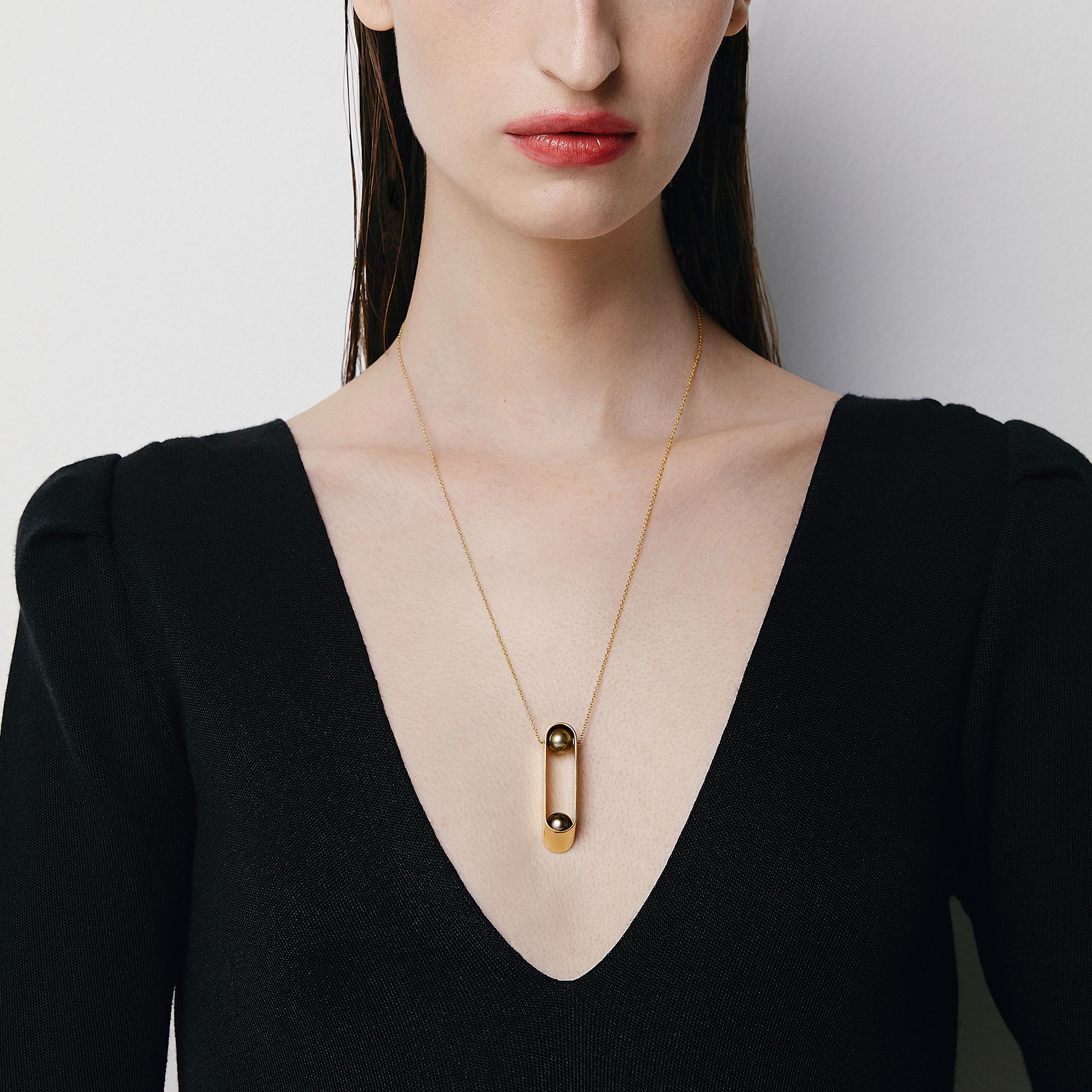Ellipse Double Necklace