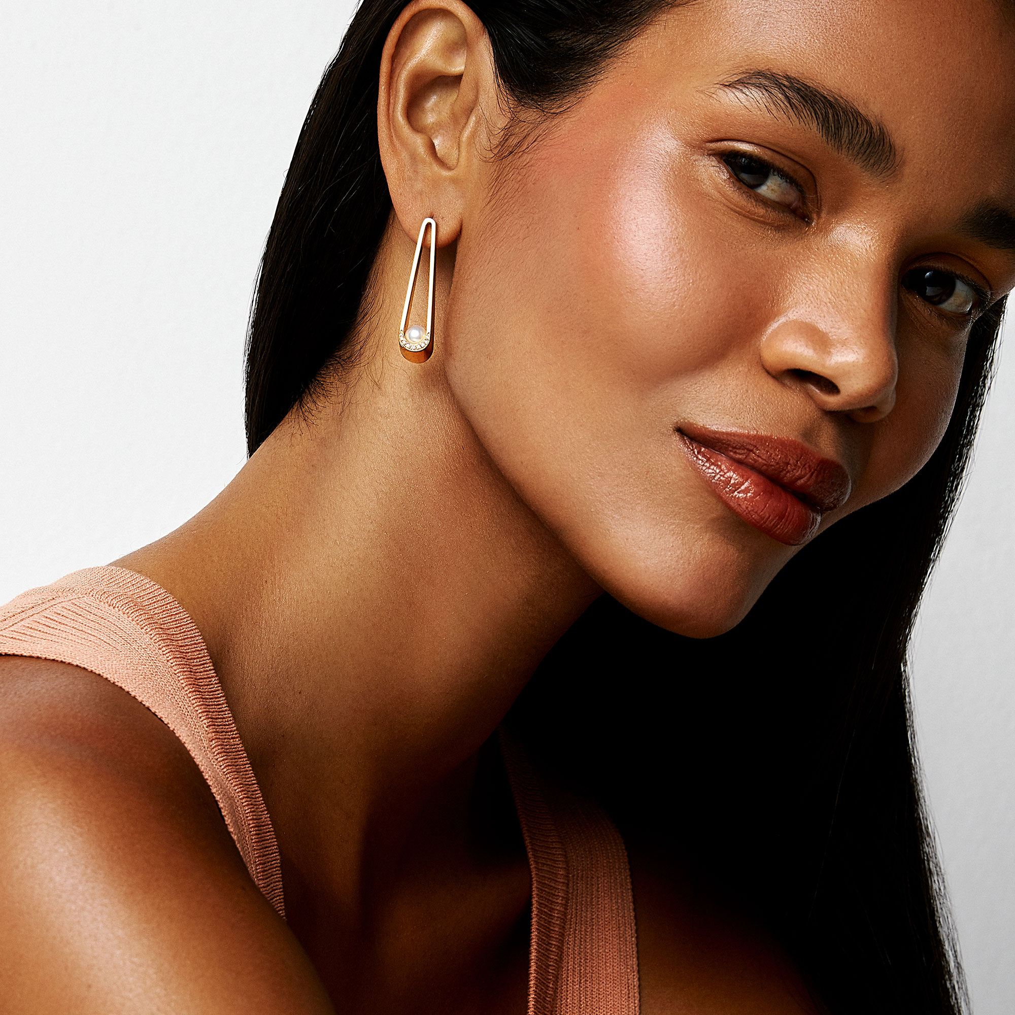 Ellipse Elongated Earrings